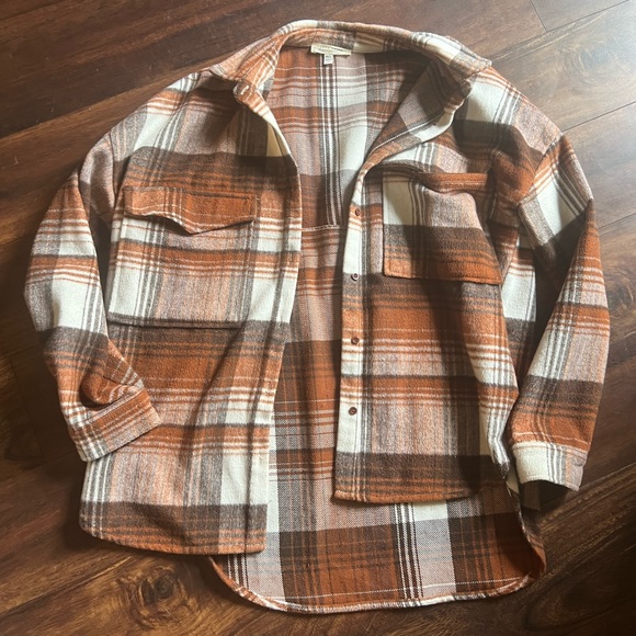 Neutral brown flannel - Picture 2 of 6